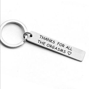 New Keychain THANKS FOR ALL THE ORGASMS